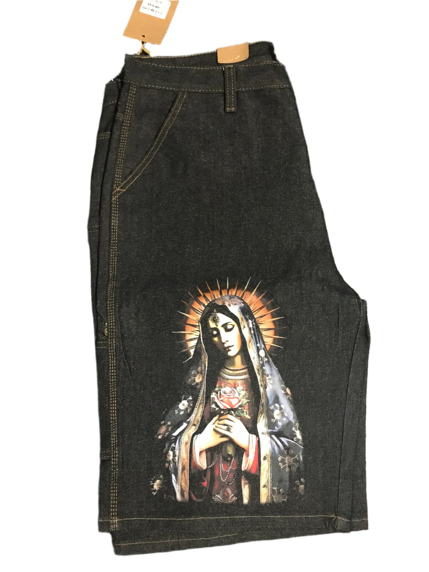 Tio Kno-betta 999 Raw Black Guadalupe shorts