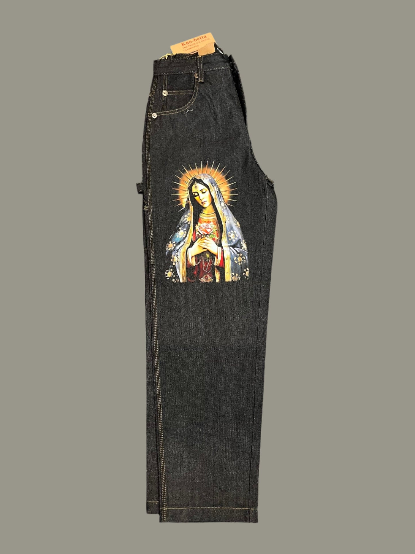 Guadalupe Rosario Kno-Betta 999 Raw Black pants