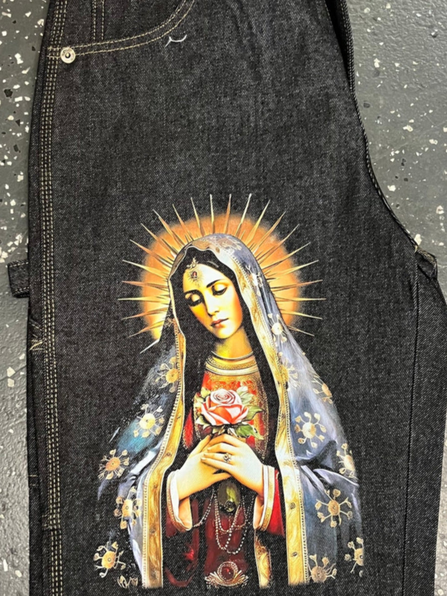 Guadalupe Rosario Kno-Betta 999 Raw Black pants
