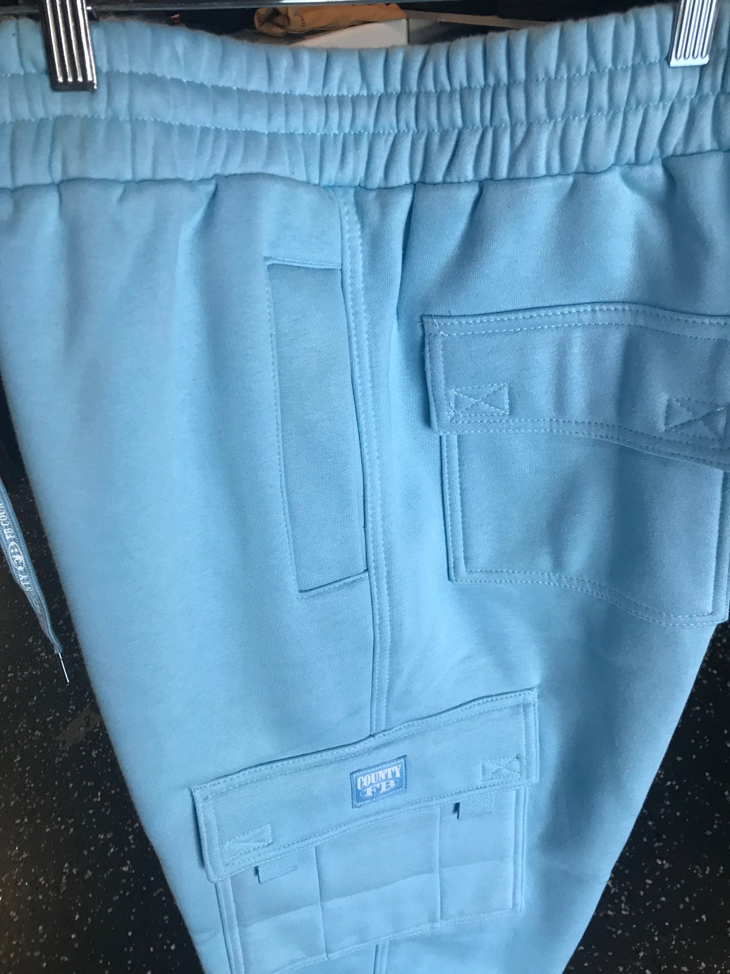 FB County Heavyweight Baggy Cargo Sweatpants