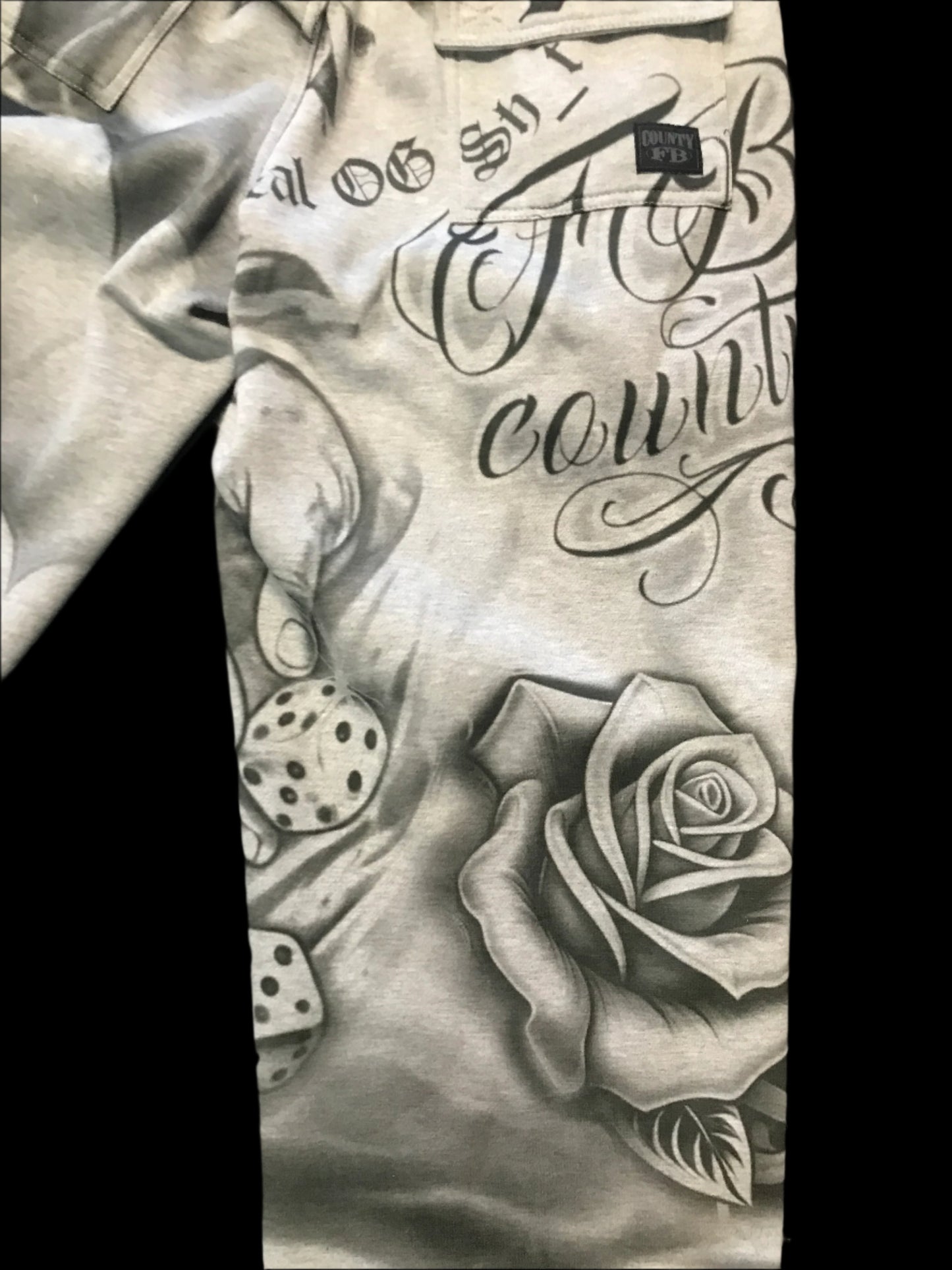 FB county tatted up sweatpants