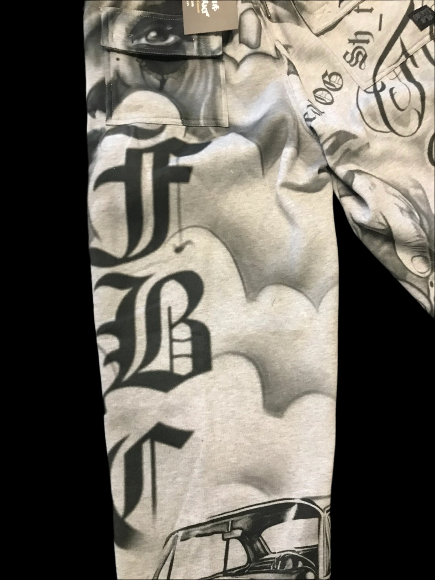 FB county tatted up sweatpants