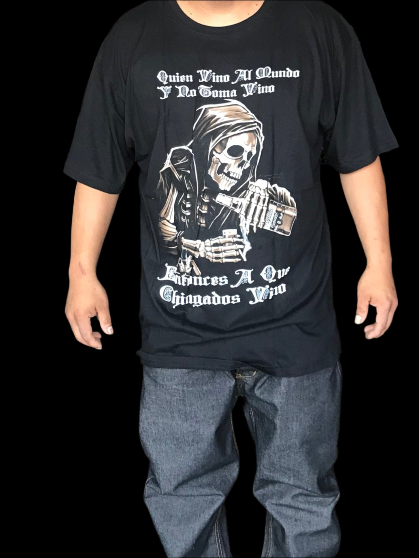 T-shirts short sleeve Santa muerte