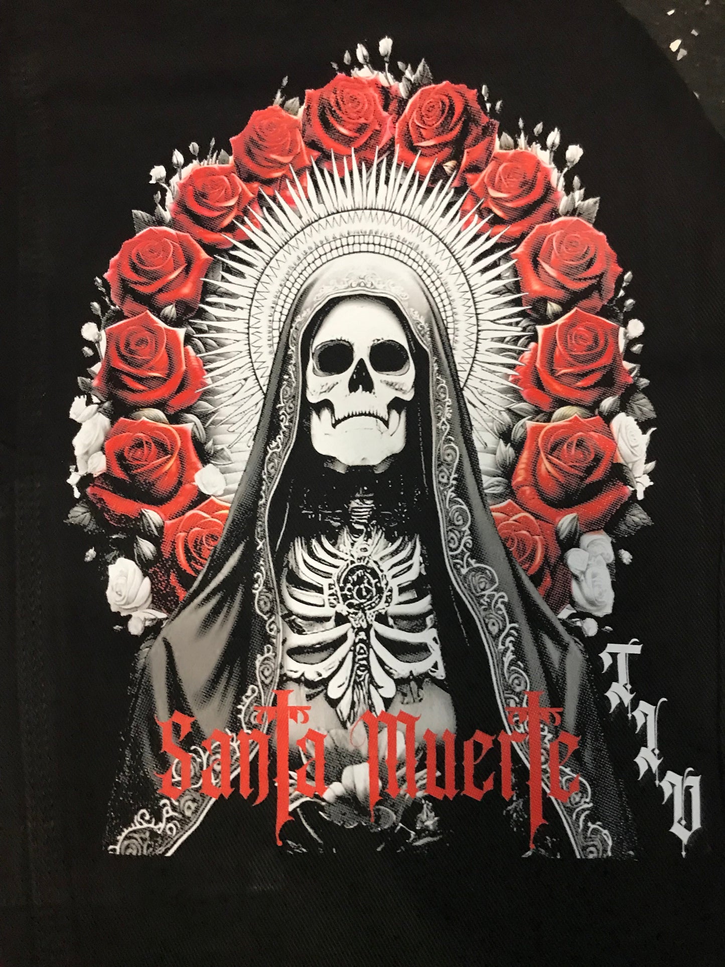 Tio Santa Muerte kno-betta 999 Jet Black baggy pants