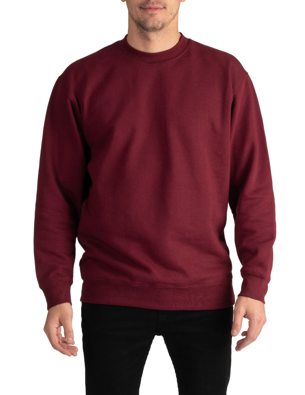 Heavyweight Crew Neck Fleece Pullover Sweater (13oz)