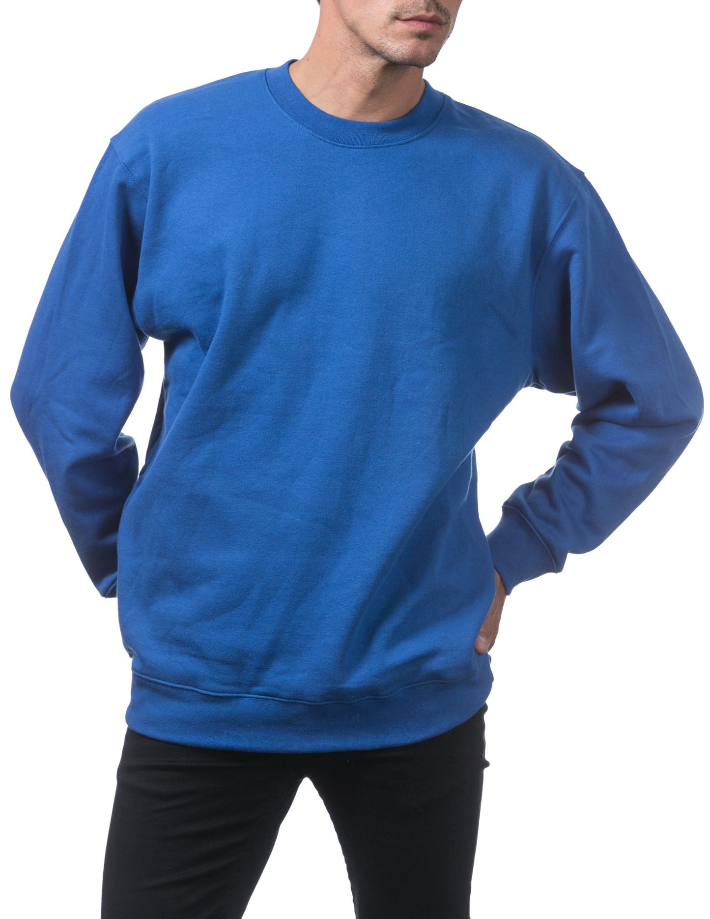 Heavyweight Crew Neck Fleece Pullover Sweater (13oz)