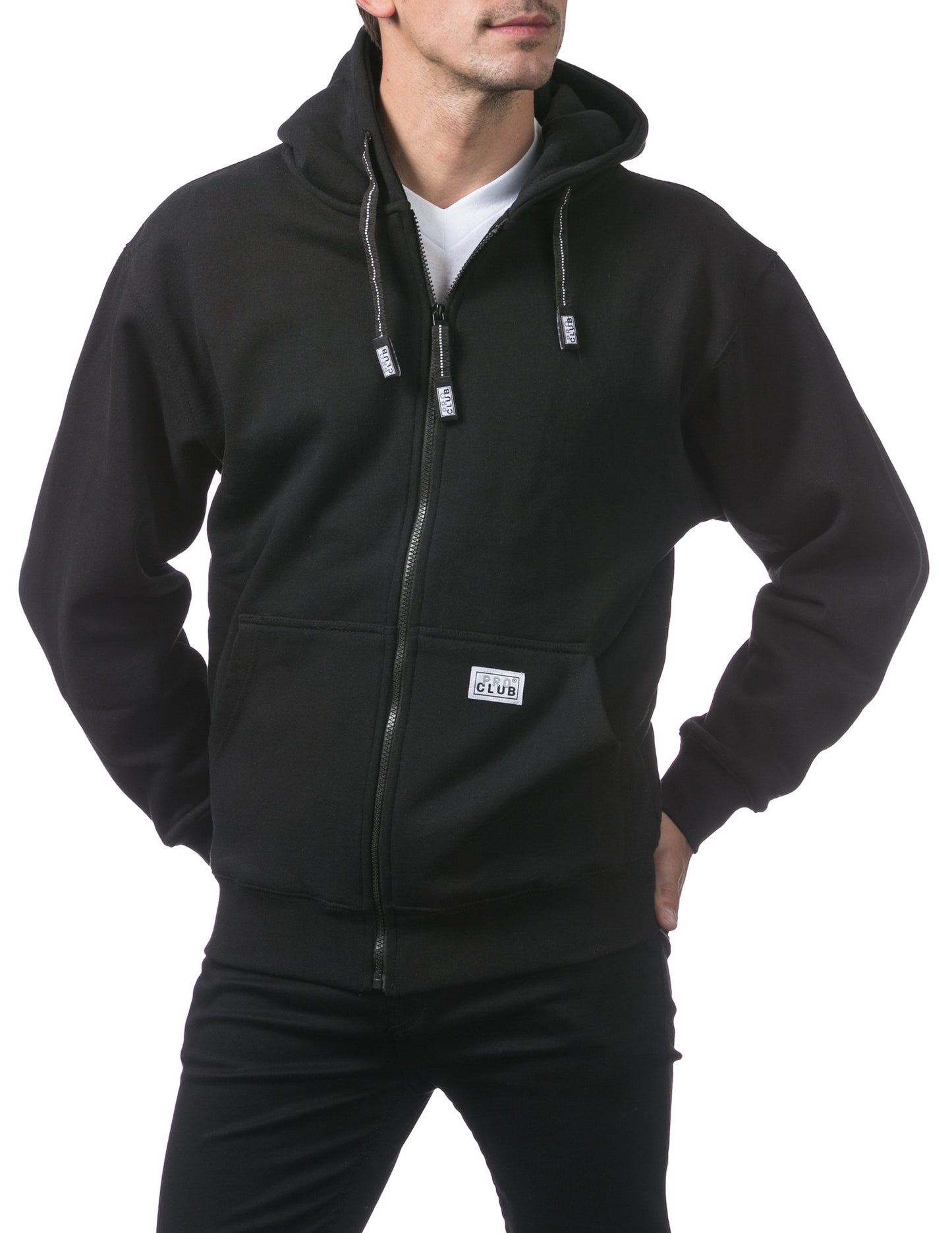 PRO CLUB Heavyweight Full Zip Fleece Hoodie