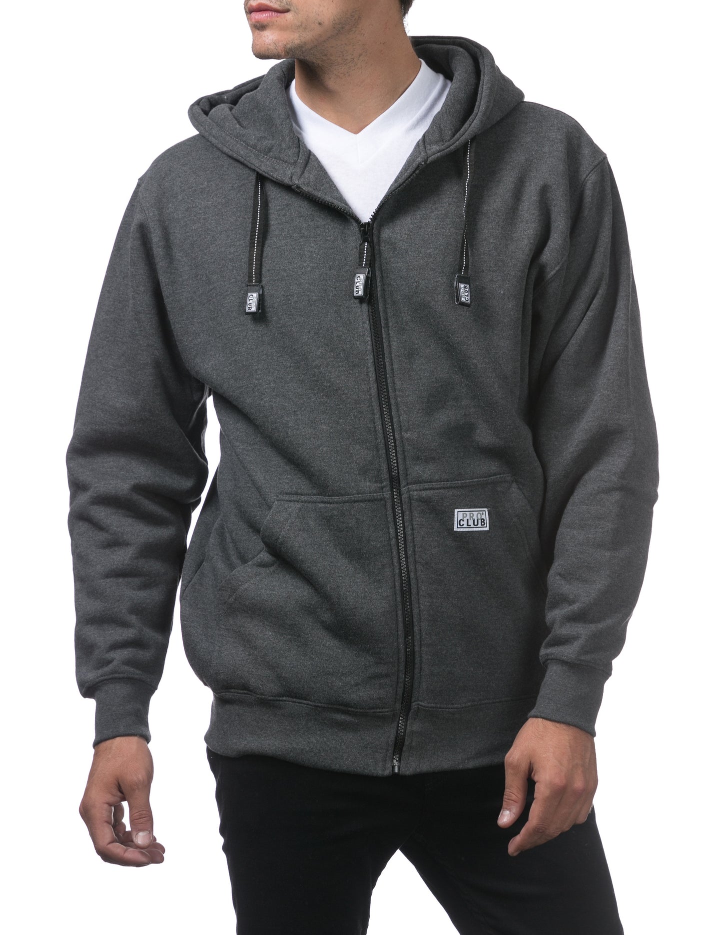 PRO CLUB Heavyweight Full Zip Fleece Hoodie