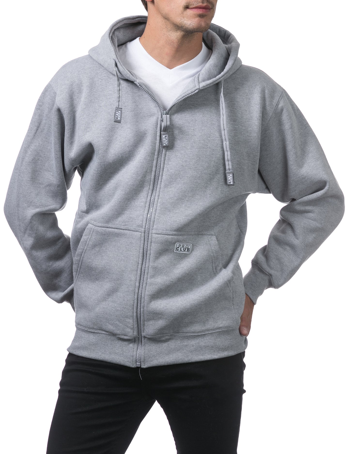 PRO CLUB Heavyweight Full Zip Fleece Hoodie