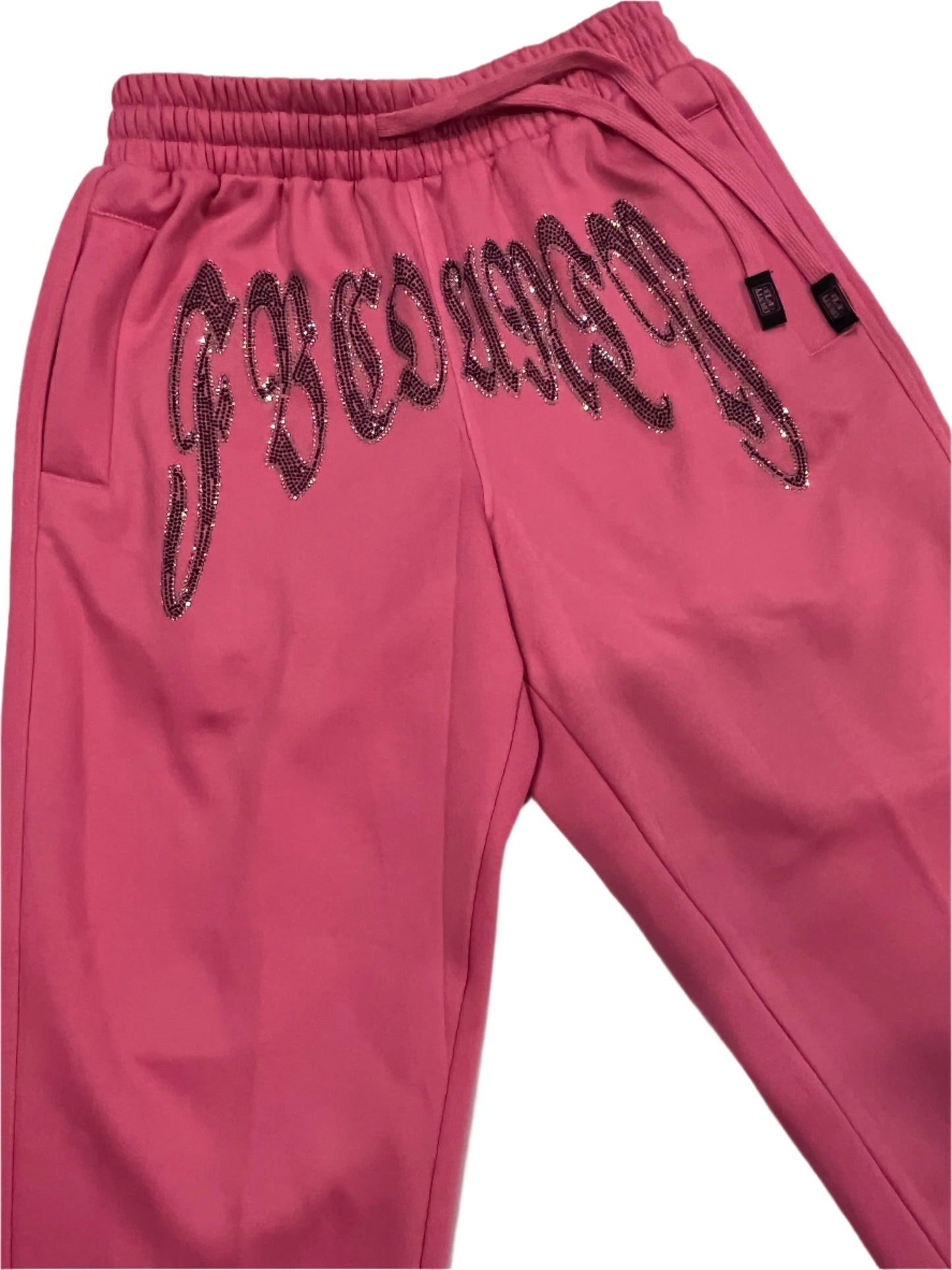 FB COUNTY BAGGY RHINESTONE SWEATPANTS