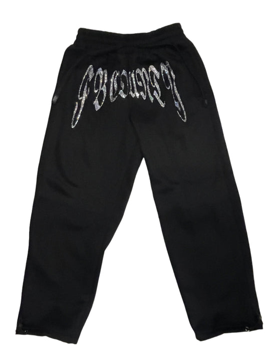 FB COUNTY BAGGY RHINESTONE SWEATPANTS