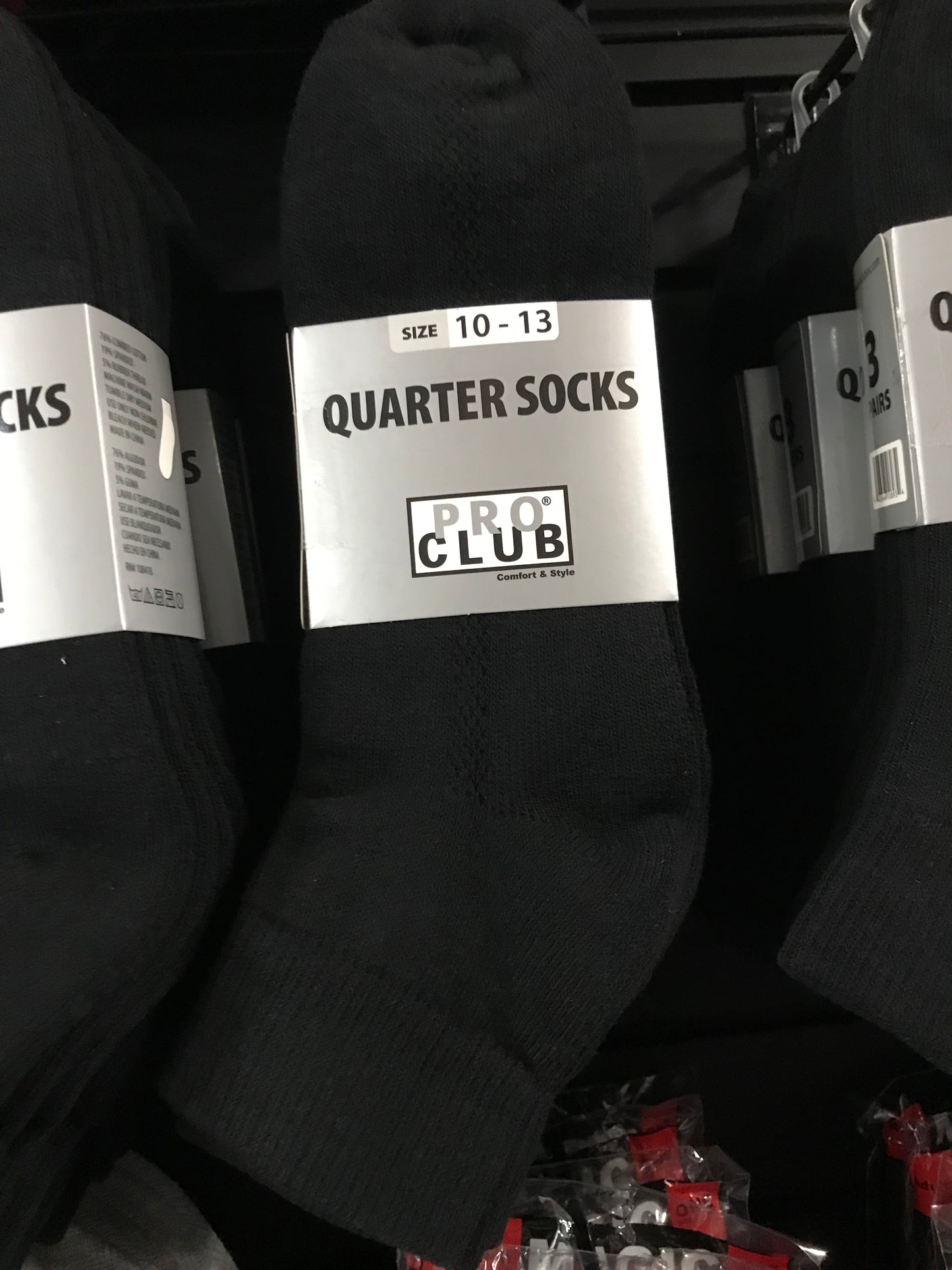 Pro Club Heavyweight Quarter Socks 3 pack