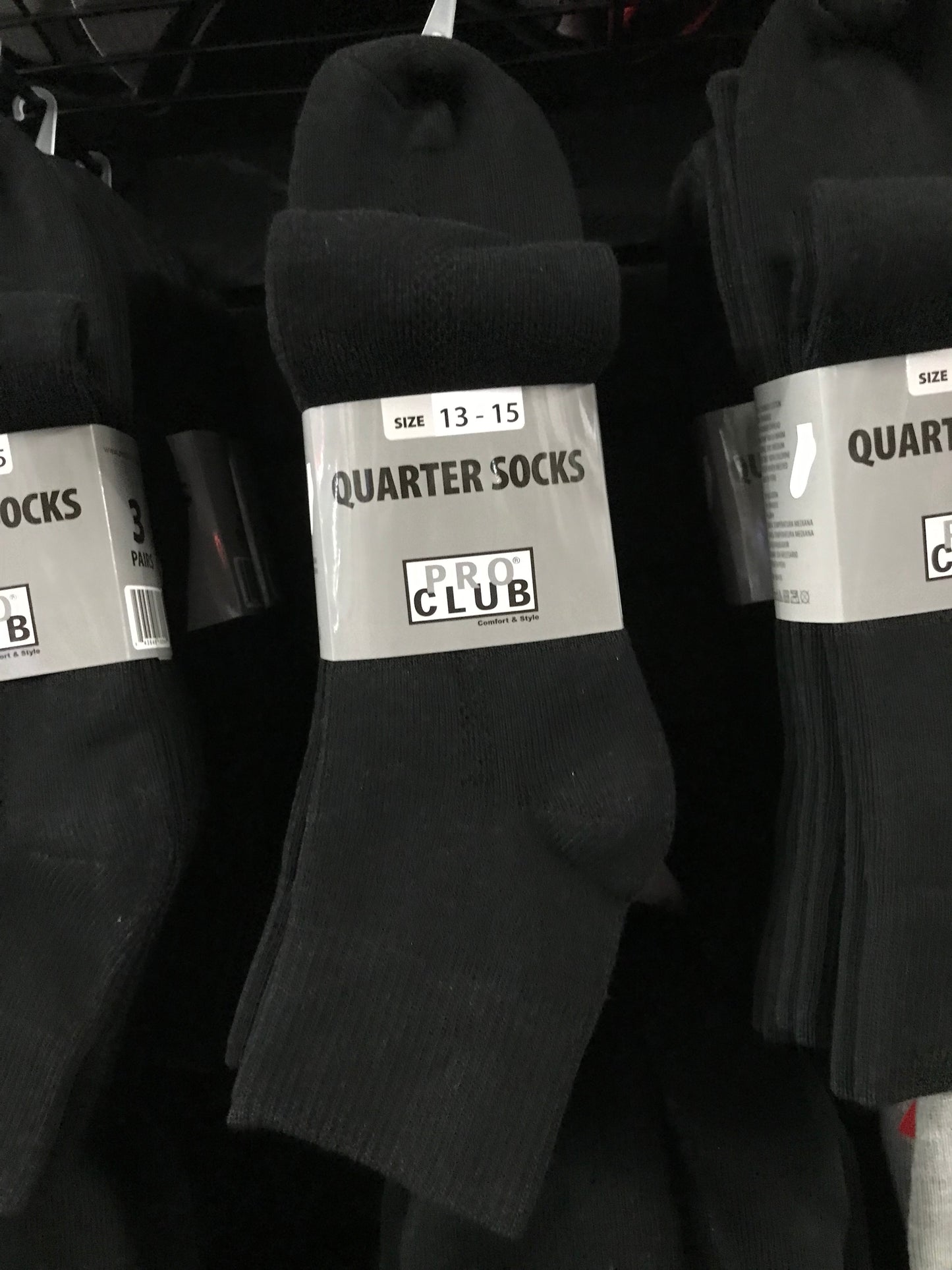 Pro Club Heavyweight Quarter Socks 3 pack