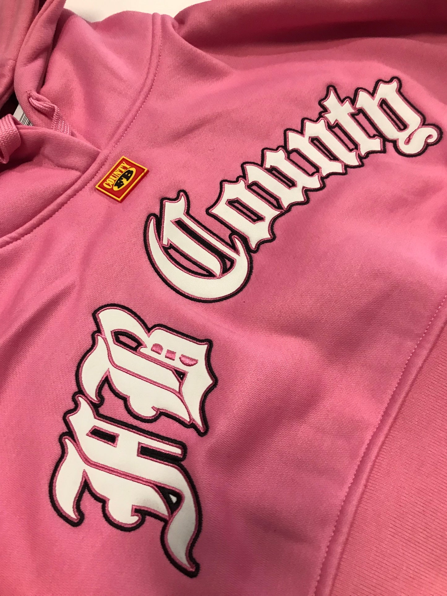 FB county cropped hoodie