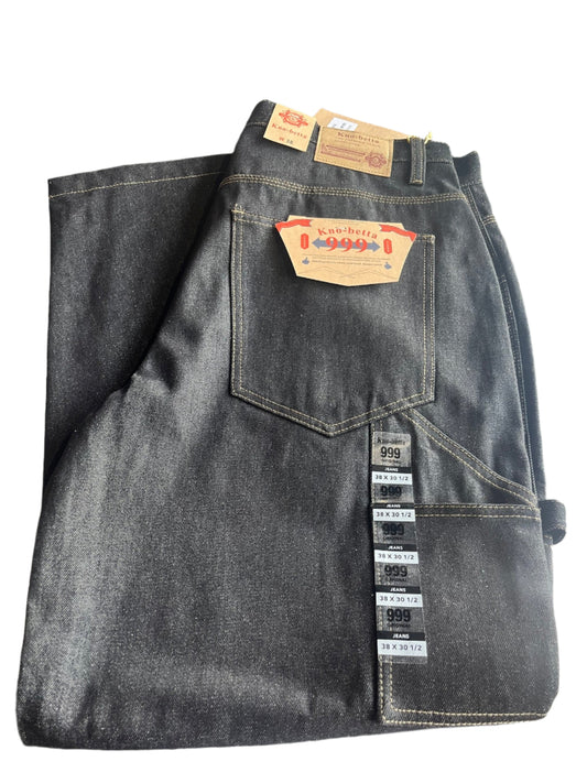 Kno-betta 999  Raw Black , Raw Indigo Jeans denim carpenter