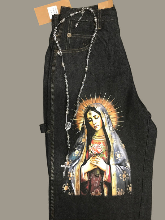 Guadalupe Rosario Kno-Betta 999 Raw Black pants