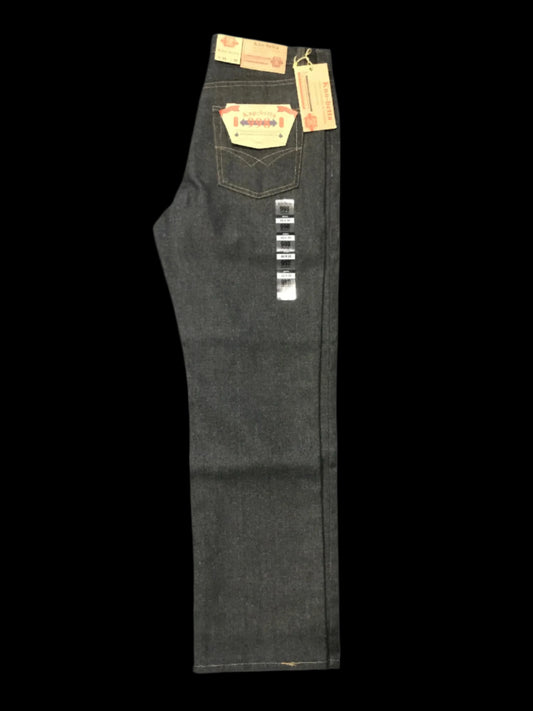 KNO-BETTA 998 PANTS RAW BLACK, RAW INDGO