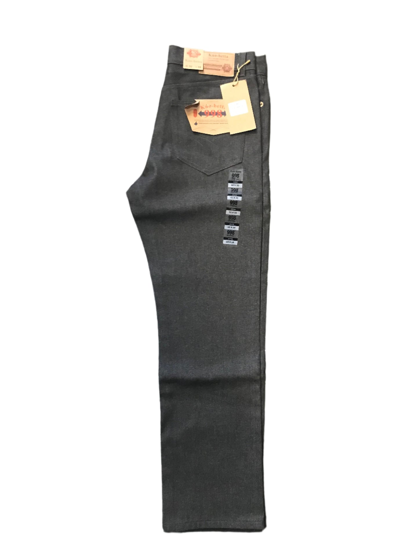 KNO-BETTA 998 PANTS JET BLACK, D. GRAY