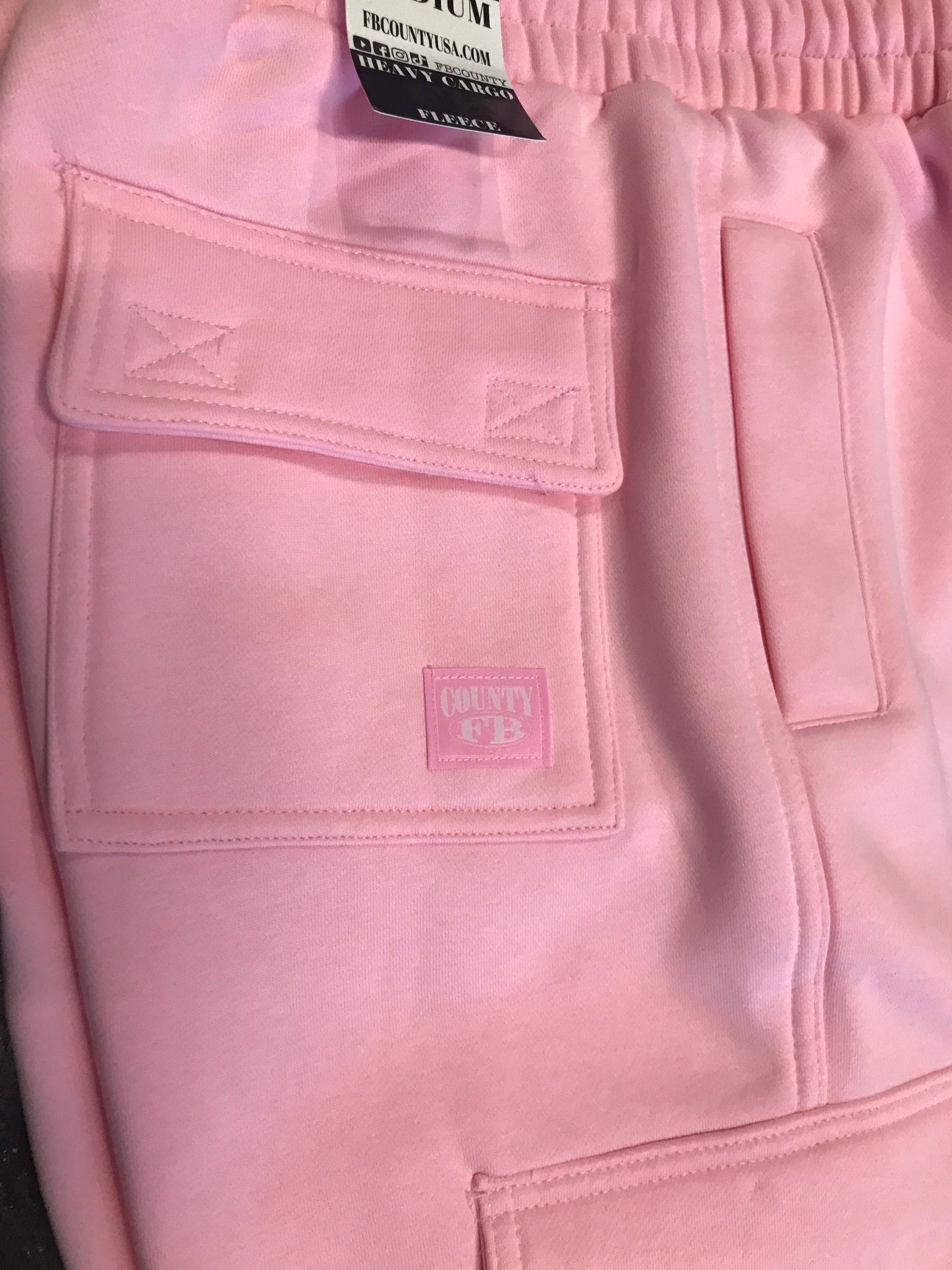 FB County Heavyweight Baggy Cargo Sweatpants