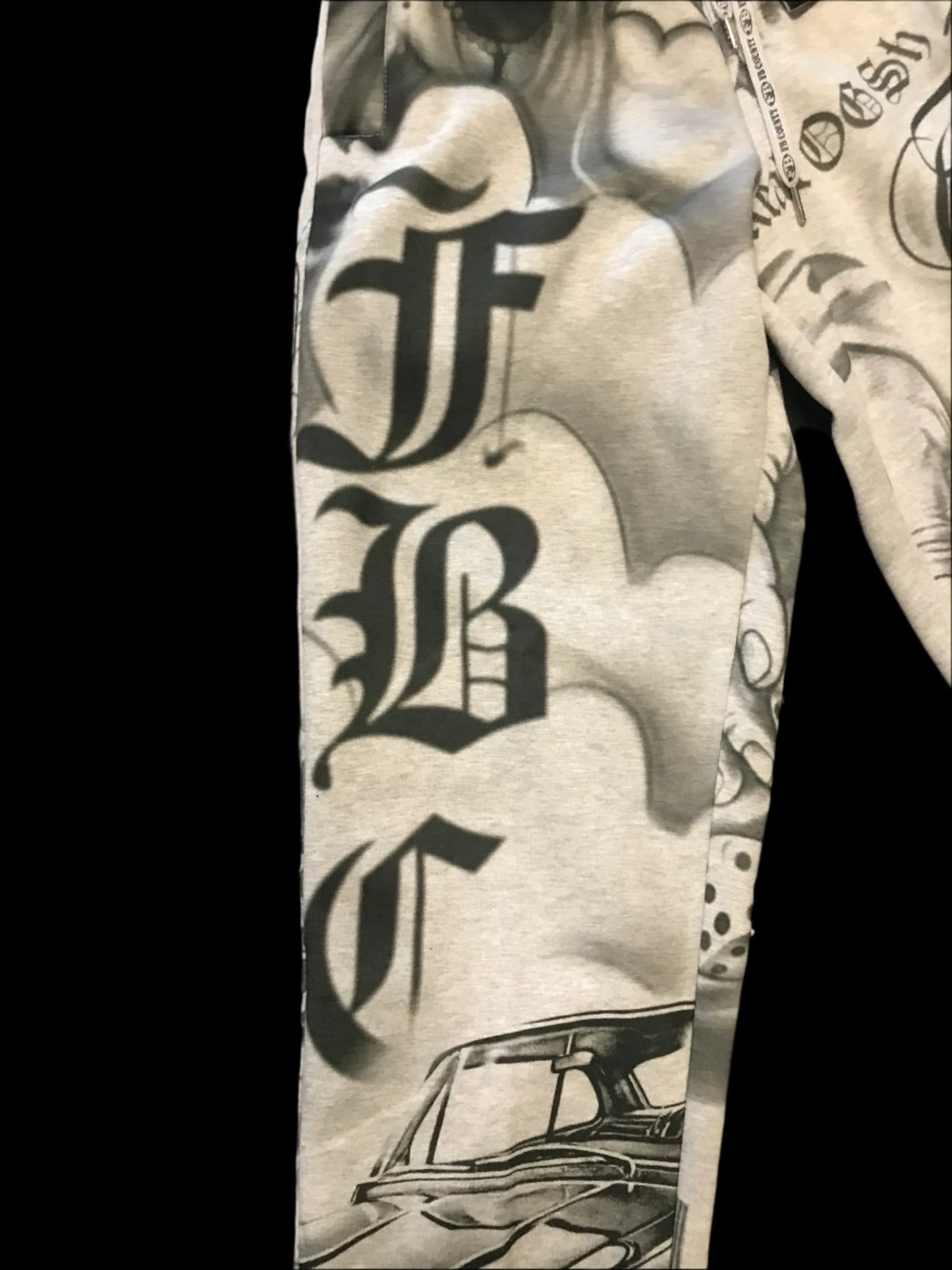 FB county tatted up sweatpants