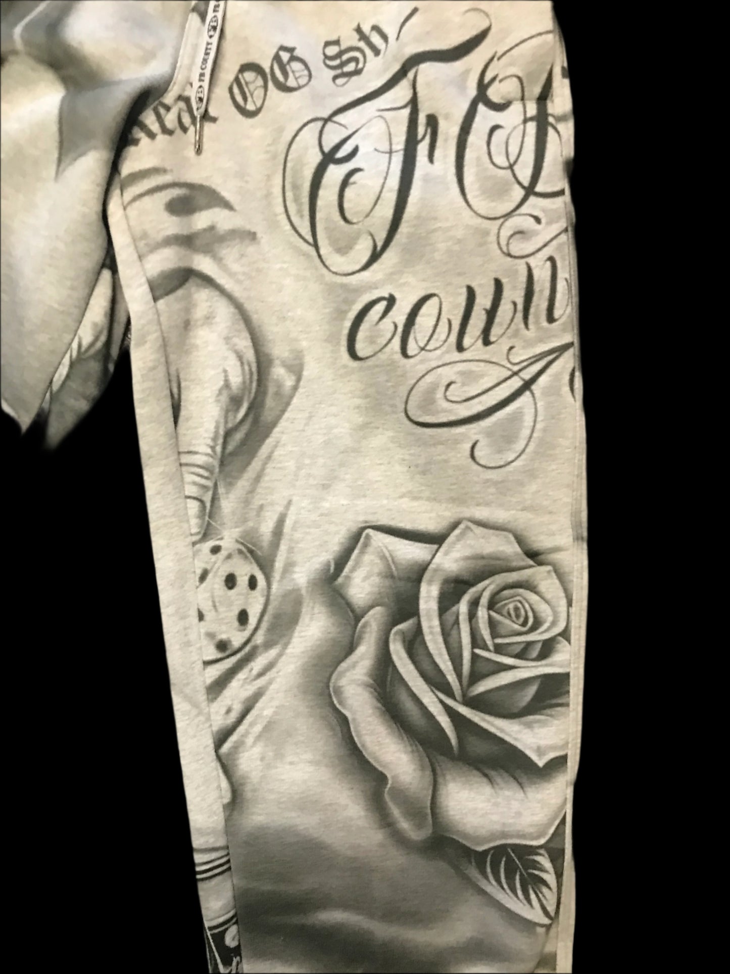 FB county tatted up sweatpants