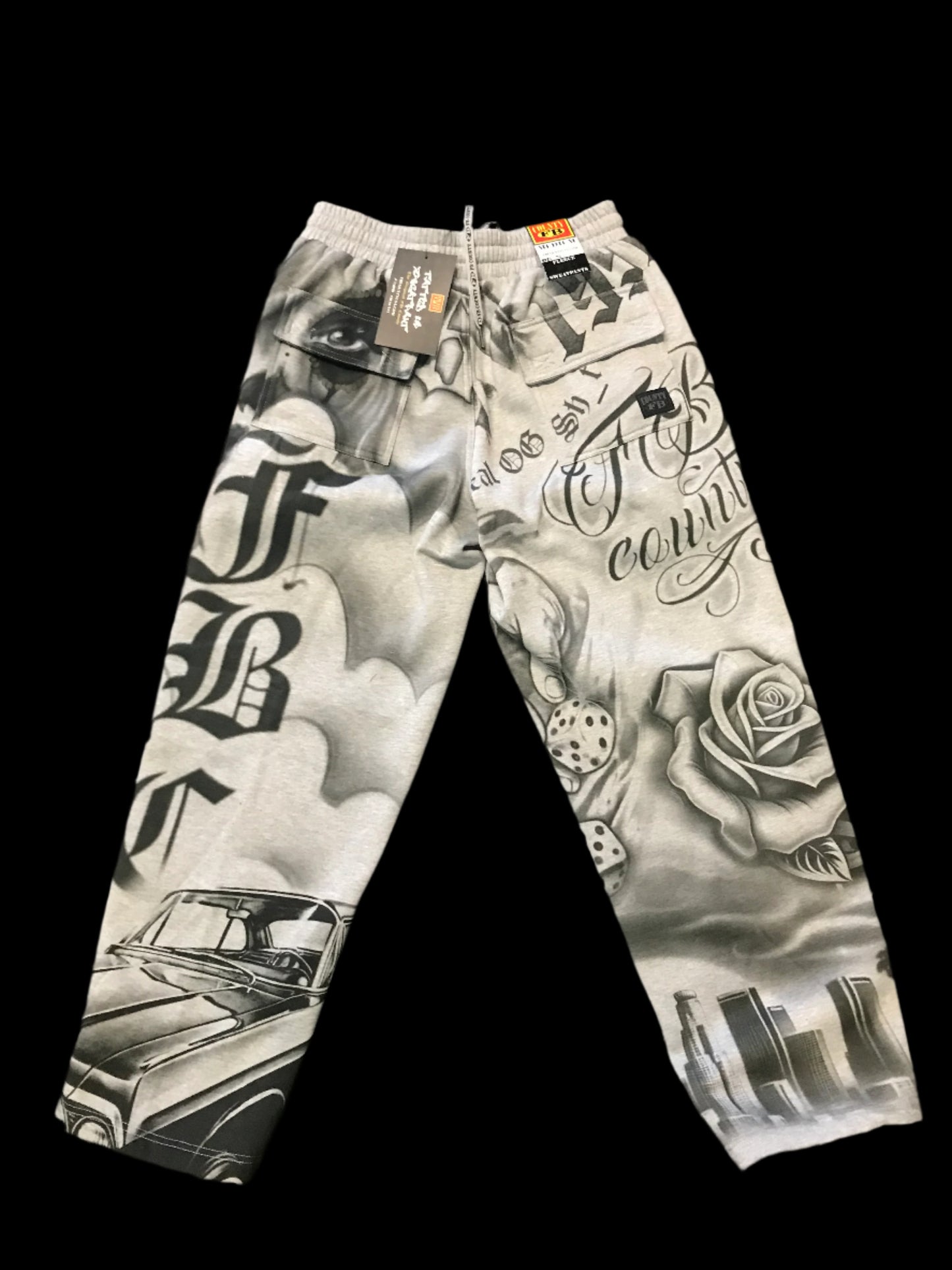 FB county tatted up sweatpants
