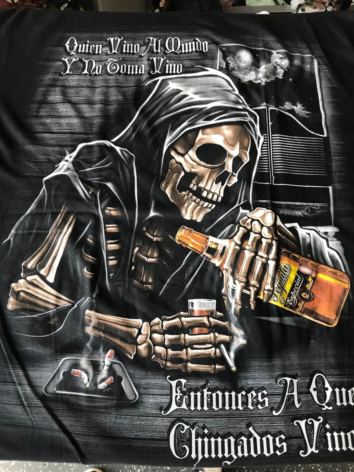 T-shirts short sleeve Santa muerte