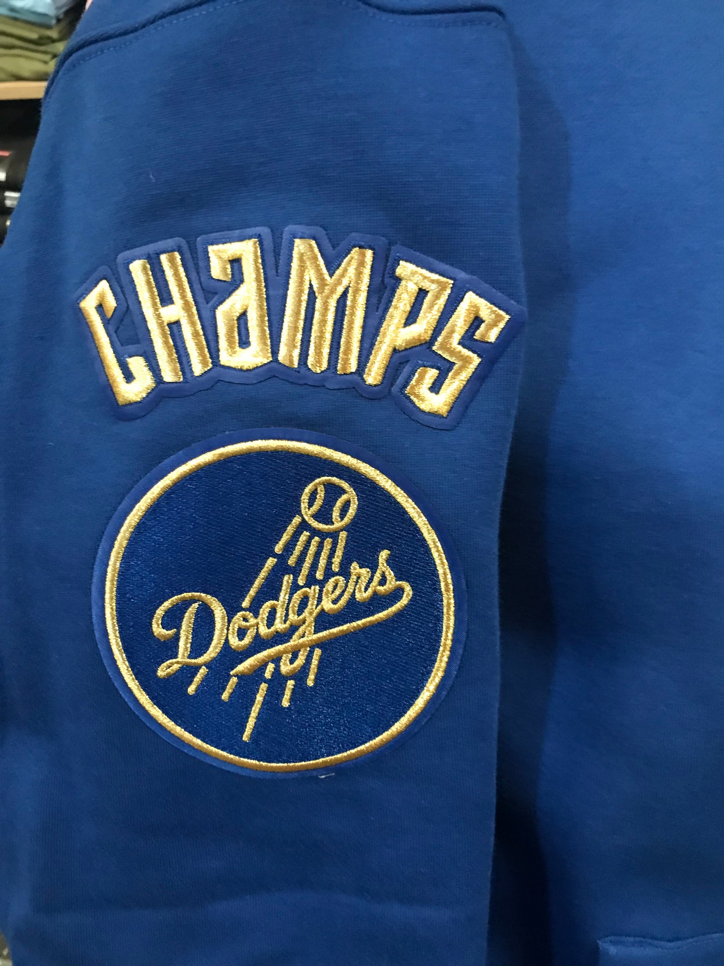 blue hoodie dodgers