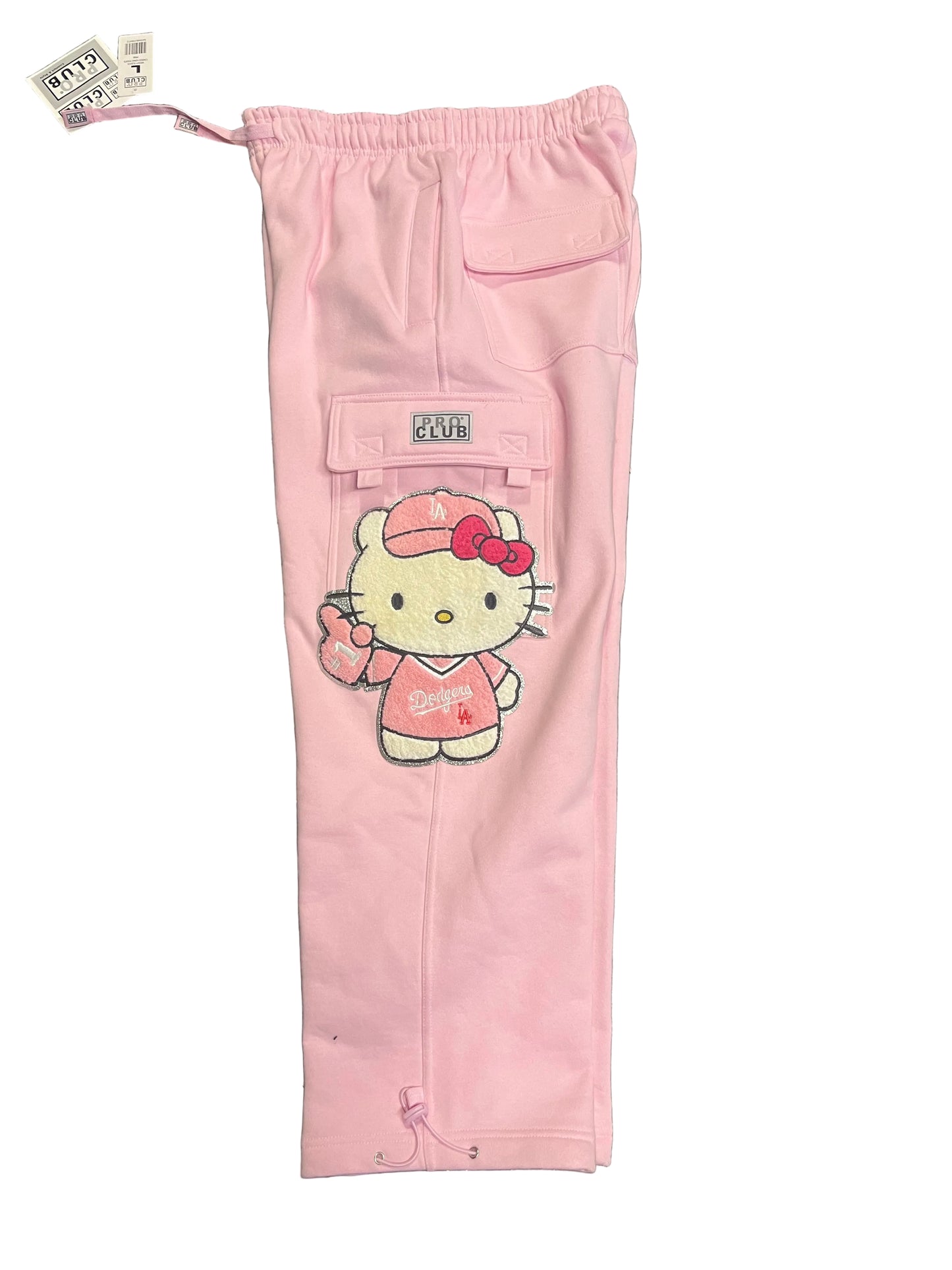 pro club cargo pants with design
