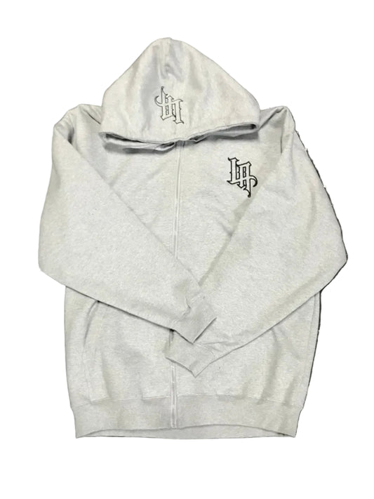 PRO CLUB ZIP UP Hoodie LA on left chest embroidered