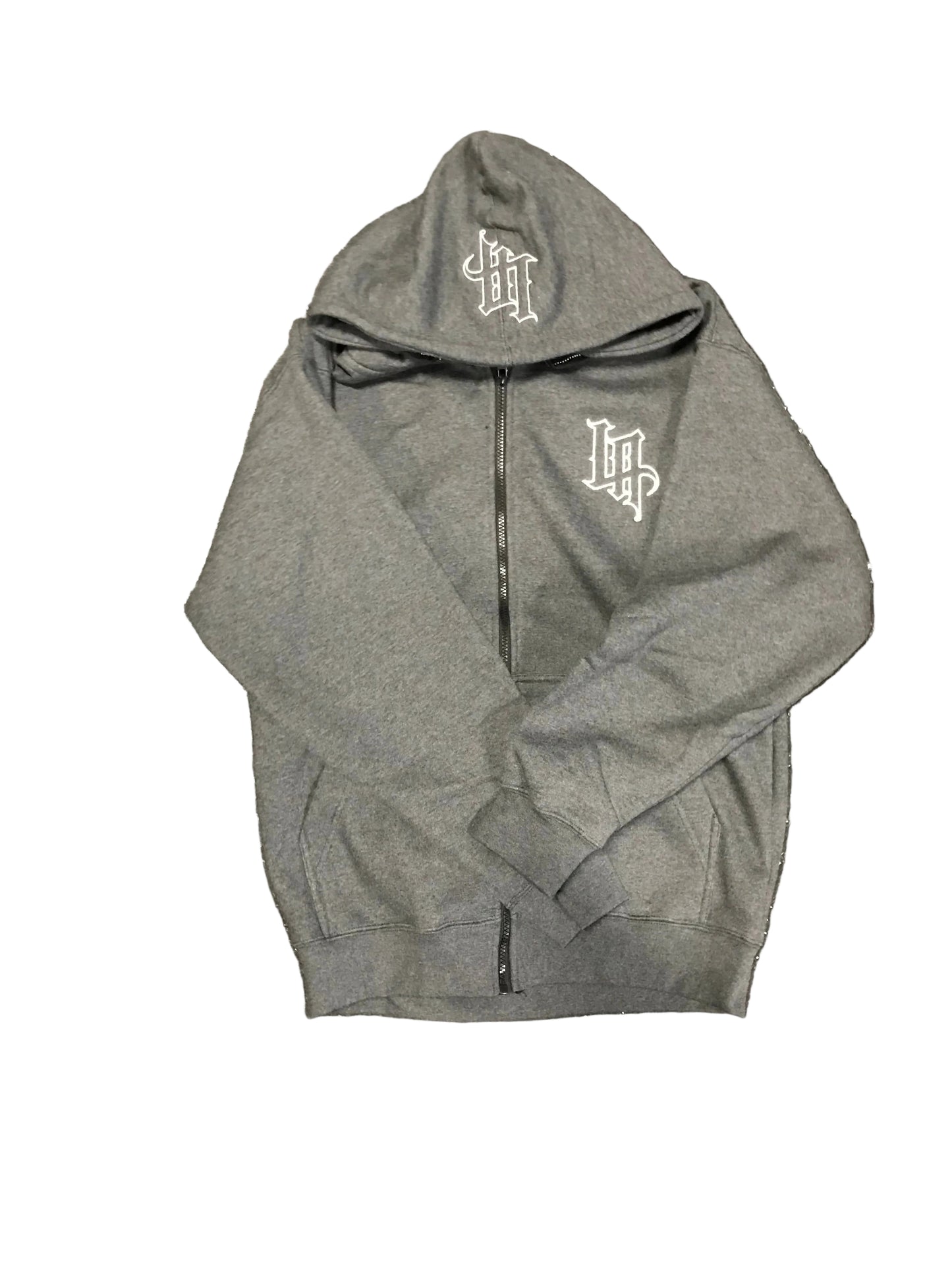 PRO CLUB ZIP UP Hoodie LA on left chest embroidered