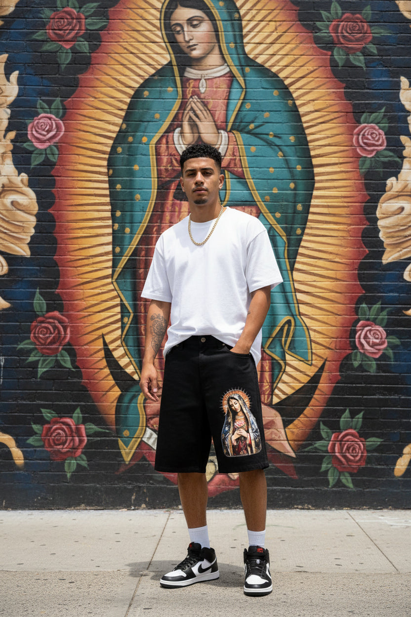 Tios Guadalupe kno-betta 998 Jet black shorts