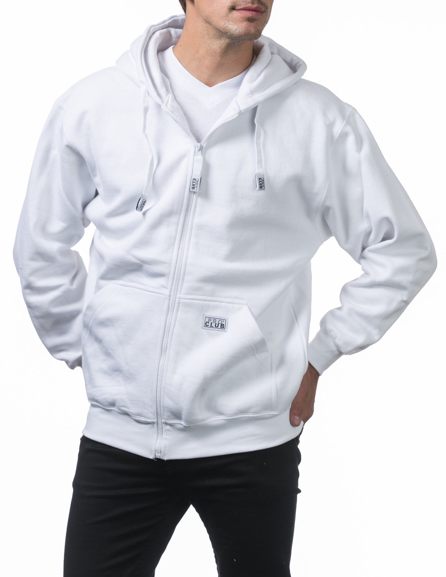 PRO CLUB Heavyweight Full Zip Fleece Hoodie